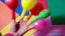 The Balloon Show Finger Family for Learning Colors - Learning Nursery Rhymes songs İ