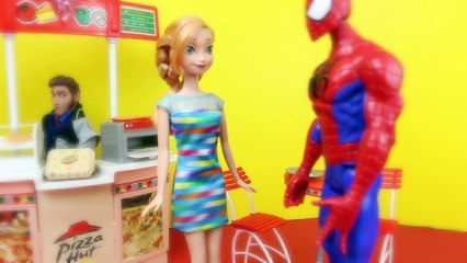 FROZEN Princess Anna & Spiderman Date Wedding! Spider-Man Anna Dream & Hans Nightmare DisneyCarToys