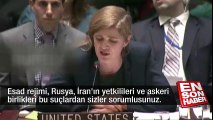BM'de Amerikalı ve Rus temsilcilerin Halep atışması | En Son Haber
