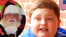 9歳男児、サンタに「太り過ぎ」と指摘され大ショック　米
