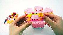 Toy Cutting Velcro Fruit Birthday Cake Decoration Wooden Cutting Plastic Toys for Kids