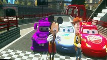 Lightning MCQUEEN & CARS Rayo DINOCO & MATER Race TIME HD! Toy Story Sheriff Woody & Mickey Mouse