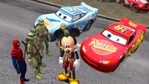 ★Lightning McQueen Cars★ Spiderman, Mickey Mouse, Turtles Ninjas (TMNT) & Nursery Rhymes songs