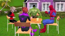 Frozen Elsa Pink SpiderGirl Hulk Spiderman And The Cockroaches Funny Joker Prank SuperHero Comics