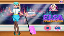 Elsa Stewardess Fashion: Disney Princess Frozen - Best Baby Games For Little Girls