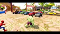 [ Lightning McQueen ] Spiderman & HULK w Disney Cars Pixar Tow Mater & Donald Duck PLAYTIME (Compila