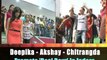 Deepika Akshay Chitrangda Promote Desi Boyz In Indore