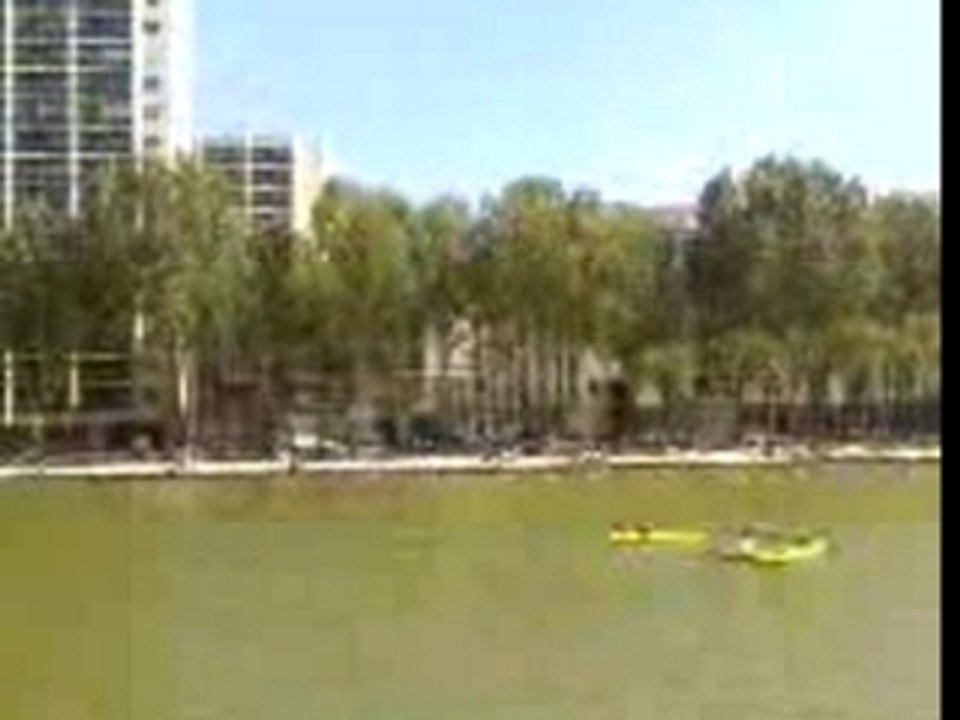 Paris plage à la Villette