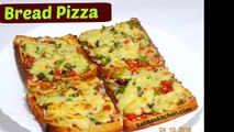 Bread Pizza Recipe  Quick and Easy Bread Pizza  Bread Pizza Recipe by kabitaskitchen