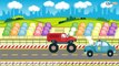 The Blue Police Car and The Tow Truck | Service Vehicles & Construction Trucks Cartoons for children