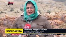 Halep'te ateşkes ihlali