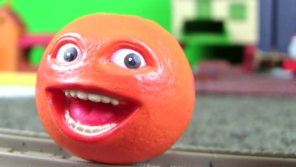 Thomas, Diesel talk to the Annoying Orange