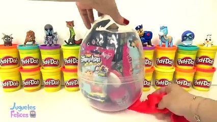 Huevo Sorpresa Gigante de Zootopia de Judy Hopps en Español Plastilina Play Doh