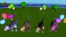 Dinosaurs Rain Rain Go Away | Animated Dinosaurs Rhyme | Cartoon Song