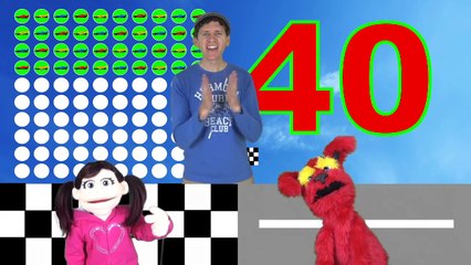 Learn to Count 1 to 100 Numbers with Race Cars Song | Learn English Kids