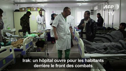 A l'arrière du front, un hôpital ouvre ses portes aux Irakiens