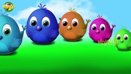 Kids World Bird Cartoon Finger Family Nursery Finger Family Rhymes Baby Songs