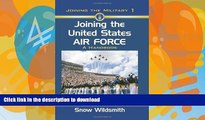 Hardcover Joining the United States Air Force: A Handbook (Joining the Military)