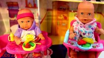 Baby Doll Play Doh food a baby doll Bath time newborn care Grit video game