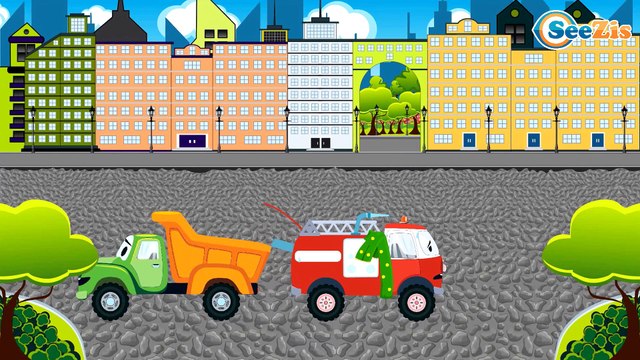 Бульдозер и Грузовик Развивающие мультфильмы для детей Сборник Все серии Мультики 1 час