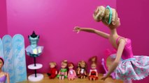Frozen Elsas Kids Do Barbie Ballerina School ❤ Frozen Kids Felicia Krista Alex Felix DisneyCarToys