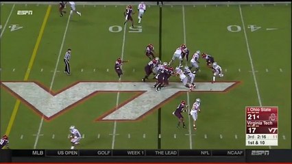 Braxton Miller et sa magnifique feinte en spin move