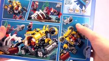 Lego City le monde subaquatique - Uboot avec plongeur, requin et coraux
