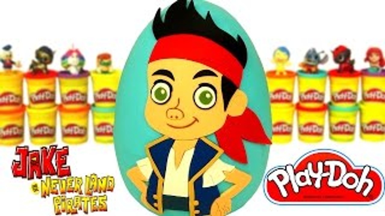 Jake ve Varolmayan Ülkenin Korsanları Sürpriz Yumurta Oyun Hamuru - Kaptan Jake Oyuncakları
