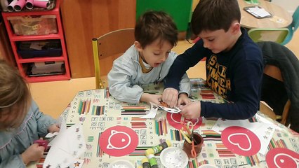 Déco de Noel avec les CE2