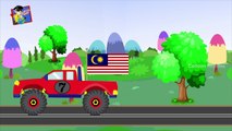 Monster Truck Stunt | Top 10 Monster Truck | 30 Minutes | Animated Videos | Cartoon Rhymes