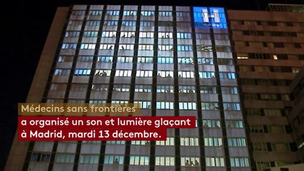 MSF projette un son et lumière glaçant pour dénoncer les attaques d'hôpitaux