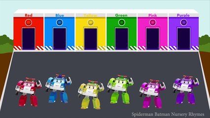Robocar Poli Learning Colors for Children - Nursery Rhymes and Colors For Kids To Learn Robocar Poli