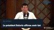 Philippines : le président Rodrigo Duterte affirme avoir tué des criminels pour montrer l’exemple