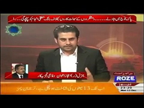 Genral (R) Ejaz Awan is So Confused on Statement of Sartaj Aziz.Roze ki Tehqeeq
