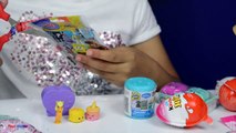 BASHING Giant Chocolate Surprise Football Shopkins Kinder Surprise Eggs Candy Toy Review