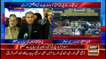 Shah Mehmood says it was decided not to let PTI members to talk in NA today