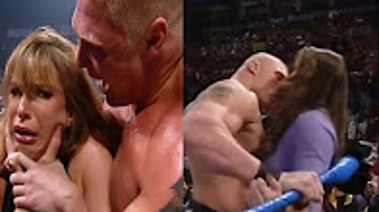 2016 Brock Lesnar KISS Stephanie McMahon Look what's happen after New Match Wwe Kurt Angel returns