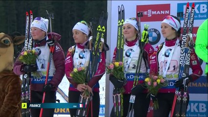 CdM biathlon, relais F, Pokljuka, 11 déc 2016 (2 sur 2)