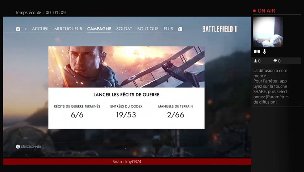Diffusion PS4 en direct de petitkoyt