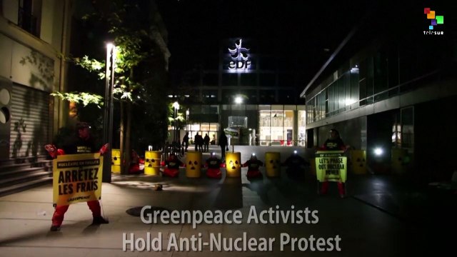 Greenpeace Activists Hold Anti-Nuclear Protest