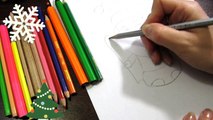 Как быстро  нарисовать Деда Мороза по шагам how to draw santa claus step by step easy