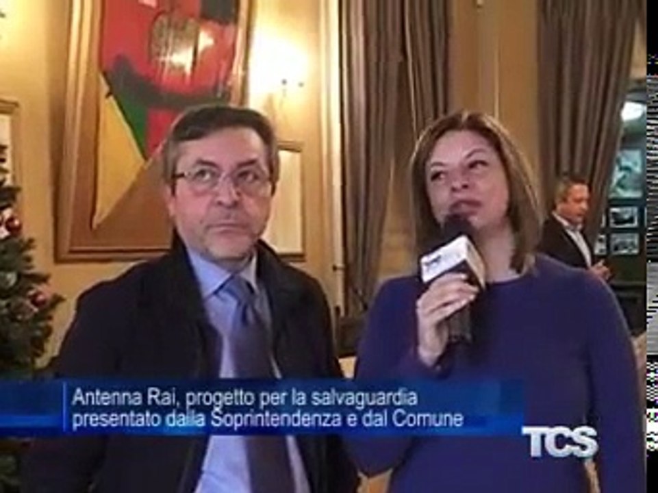 Antenna Rai progetto per la salvaguardia presentato dalla Soprintendenza e dal Comune