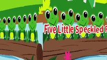 Five Little Speckled Frogs | Children Nursery Rhyme | Kids Songs | Baby Puff Puff
