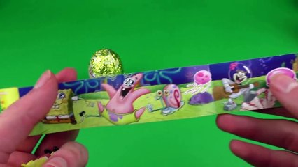 SpongeBob SquarePants Surprise Eggs Opening - SpongeBob, Patrick, Squidward Toys