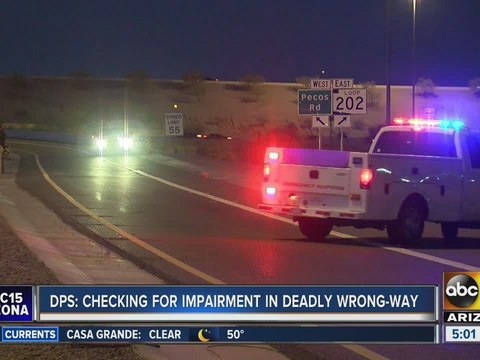DPS investigating impairment in deadly wrong way crash Tuesday