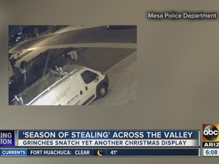 More Christmas displays stolen across the Valley