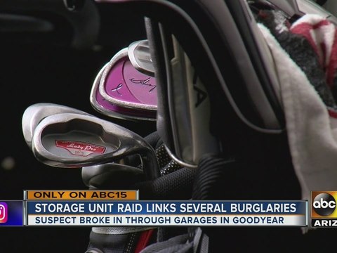 Man accused of storing stolen goods in Goodyear storage locker