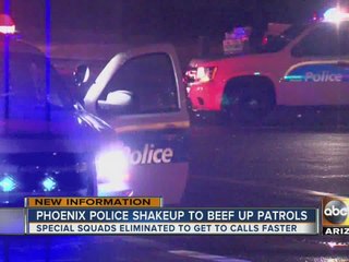 170 Phoenix police officers to patrol streets, stop specialty work