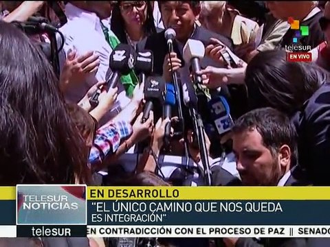 Canciller de Bolivia se pronuncia por la integración en el Mercosur