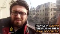 Last Video of the Residents East Aleppo and Giving Message to the Whole World For Humanity